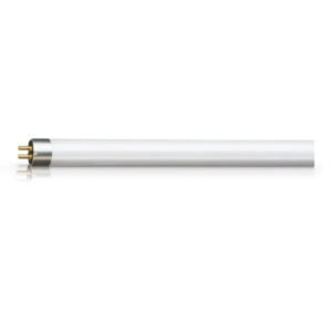 Philips Actinic BL TL Mini 15W/10 10X25CC elektronischer Transformator auf weißem Hintergrund.