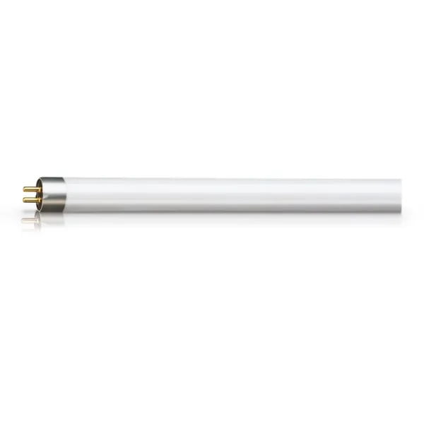 Philips Actinic BL TL Mini 15W/10 10X25CC elektronischer Transformator auf weißem Hintergrund.