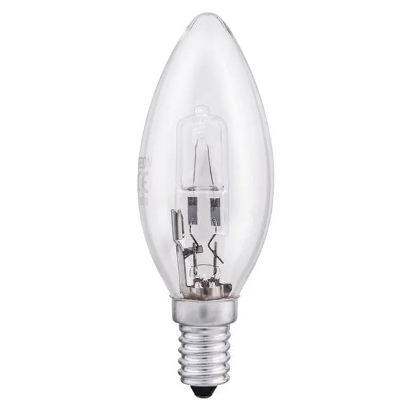 Halogen Lamp 18W E14 B35 240V Clear THORGEON