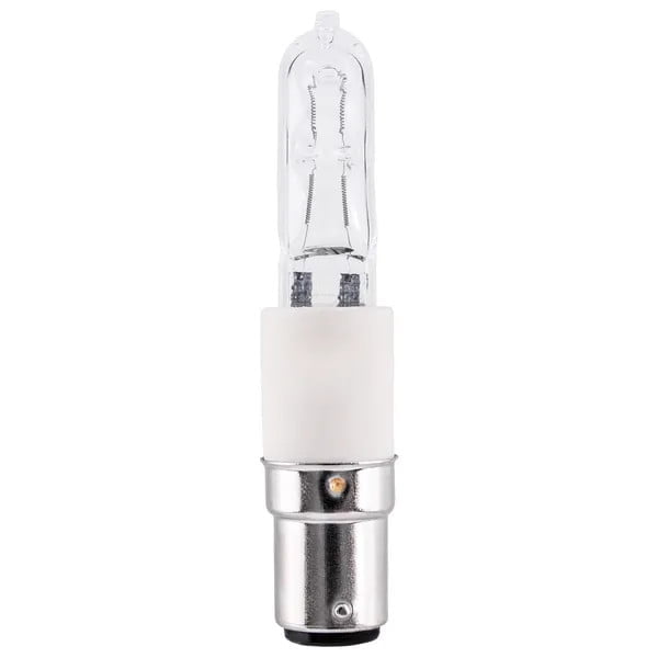150W B15d T13 Halogen Lamp emitting a warm 2780lm glow