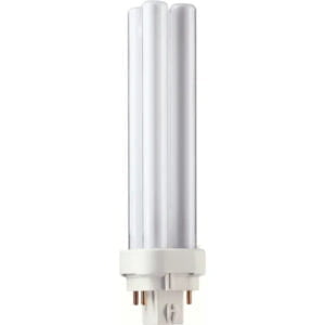 Master PL-C 18W 827 4P Kompakt-Leuchtstofflampe mit warmweißem Licht.