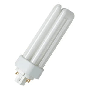 OSRAM DULUX T/E PLUS 18W 840 compact fluorescent lamp emitting Cool White light.