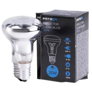 E14 25W R50 Clear Reflector Bulb - Illumine une pièce.