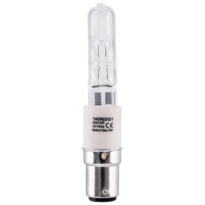 Kompakte und dennoch leistungsstarke THORGEON CERAM CR-T 60W B15d T13 Halogenlampe mit einer Helligkeit von 980Lm bei einer Höhe von 87mm.