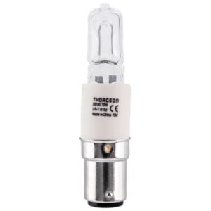 Helle und effiziente THORGEON CERAM CR-T 70W Halogenlampe, T13 Röhrenform, 1180Lm Leistung, 74mm Höhe, mit B15d Sockel.