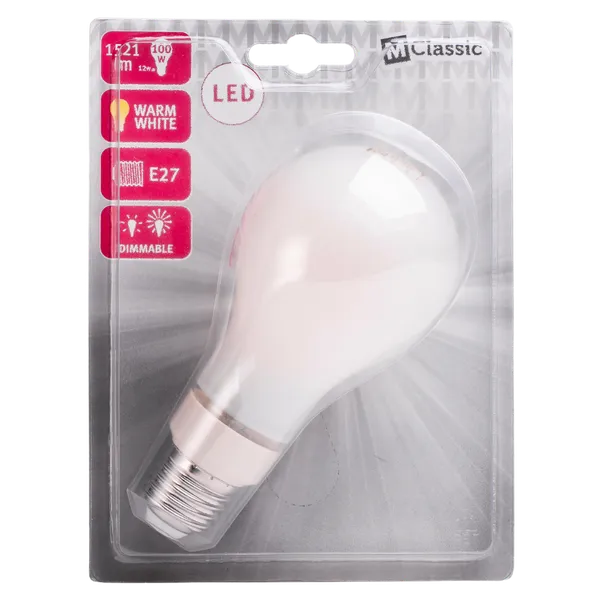 LED Bulb E27 12W A70 2700K 1521lm DIMM FR