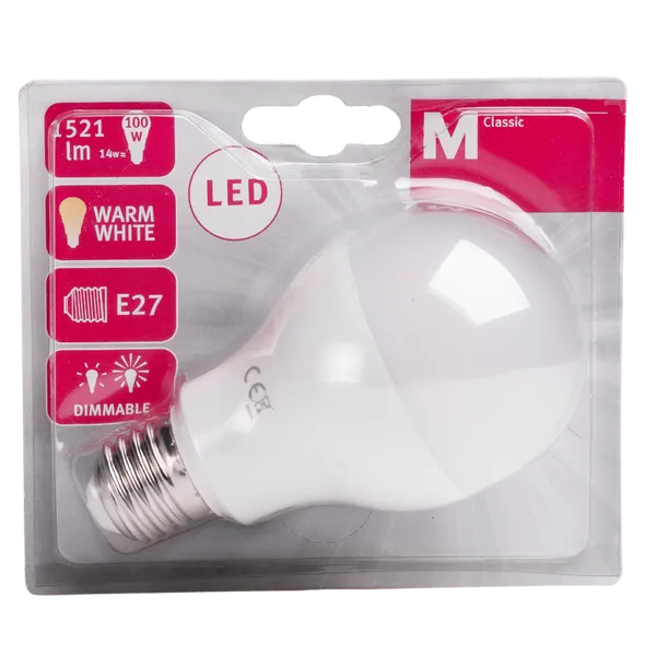 LED Bulb E27 14W A67 2700K 1521lm DIMM FR
