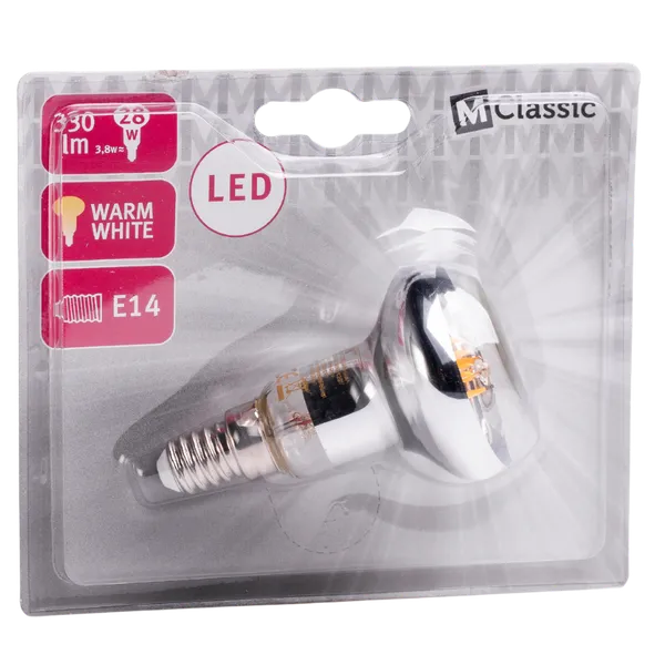 LED Bulb Filament E14 3.8W R50 2700K 330lm CL