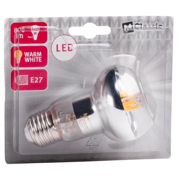 LED Bulb Filament E27 7W R63 2700K 806lm CL