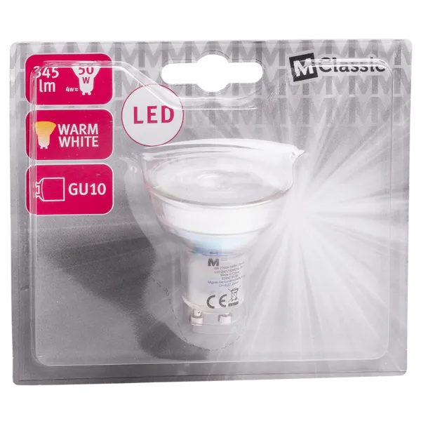 LED Bulb GU10 4W 2700K 345lm 36