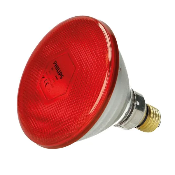 PAR38 IR 100W E27 240V Red 1CT 12